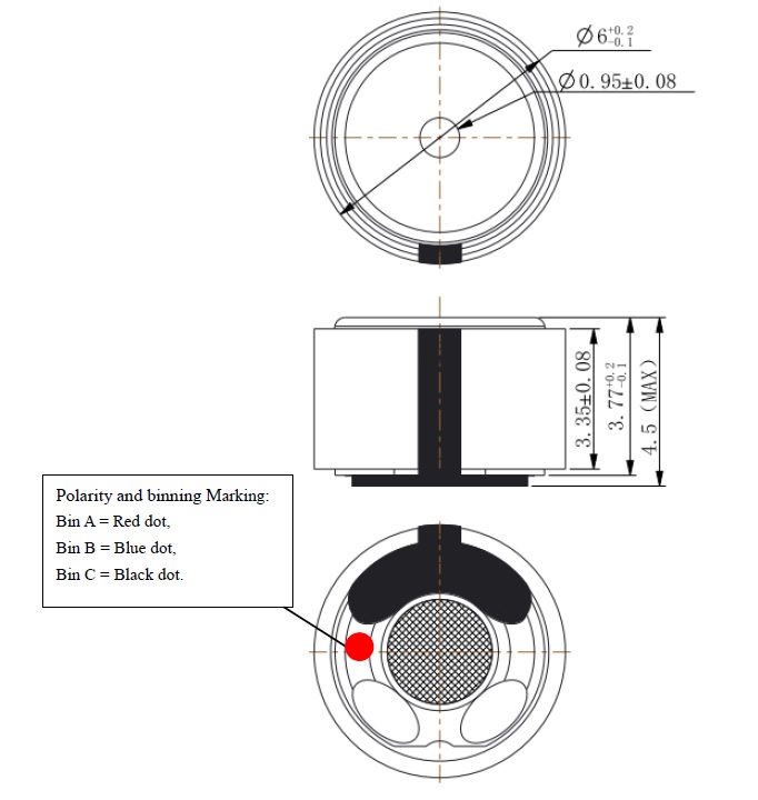 Ole Wolff head- and earphone drivers OWR-0640T-16H