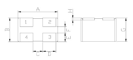 molded common mode filter_dimensions